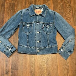 Vintage Levis Type 1 Iconic Denim Jacket Blue Jean Women's M